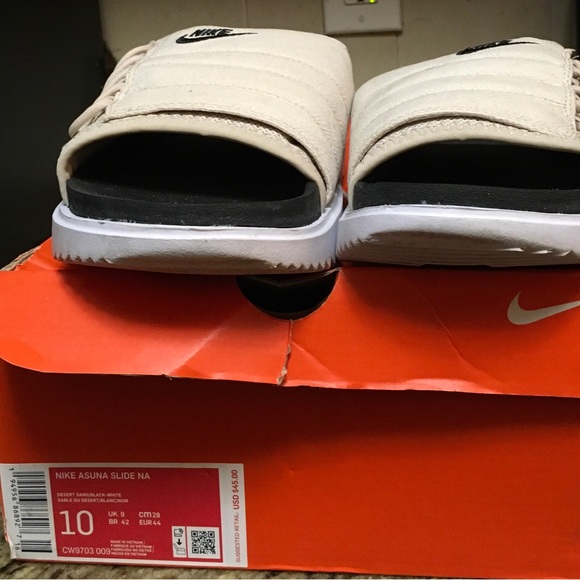 Nike men’s sauna slides size 10 - Picture 2 of 3